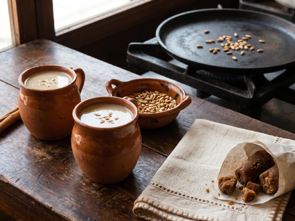 Atole de Teja Potosino - Chef Lupita