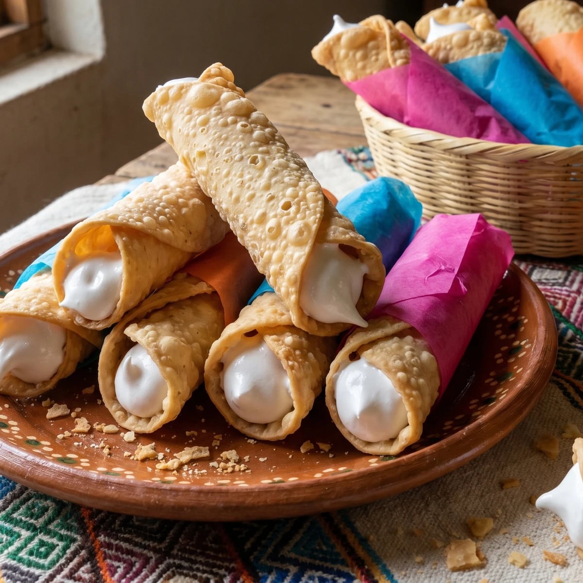 San Cristobal Meringue Pastries (Gaznates)