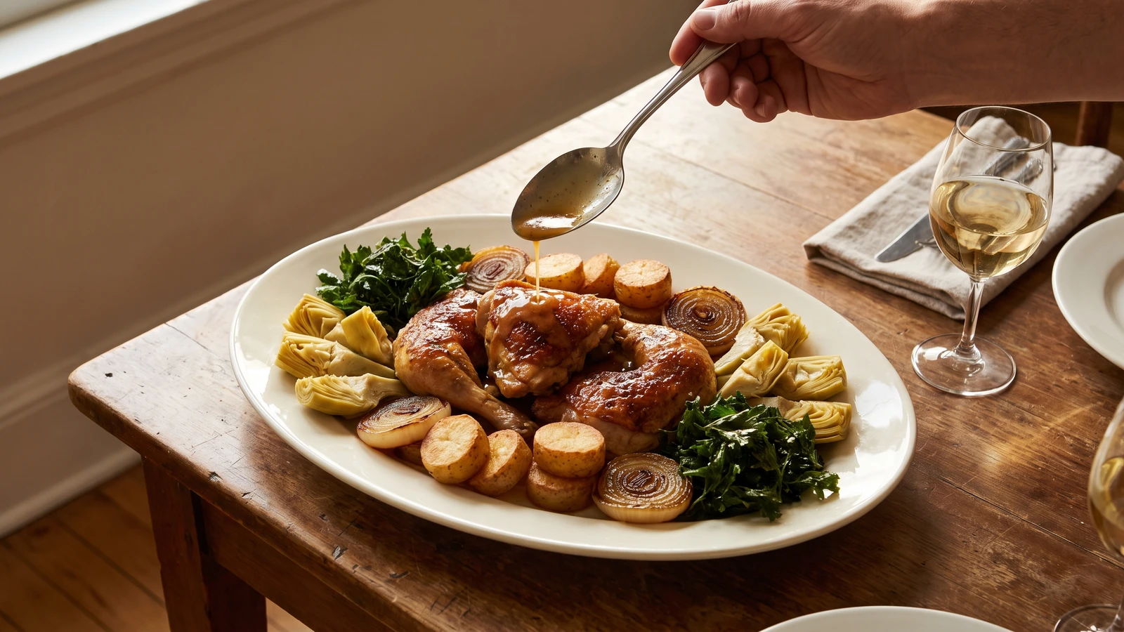 Poulet Sauté Bordelaise