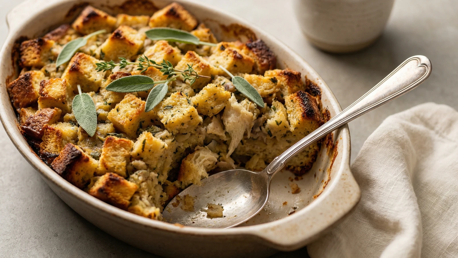 Classic Bread Stuffing with Sage