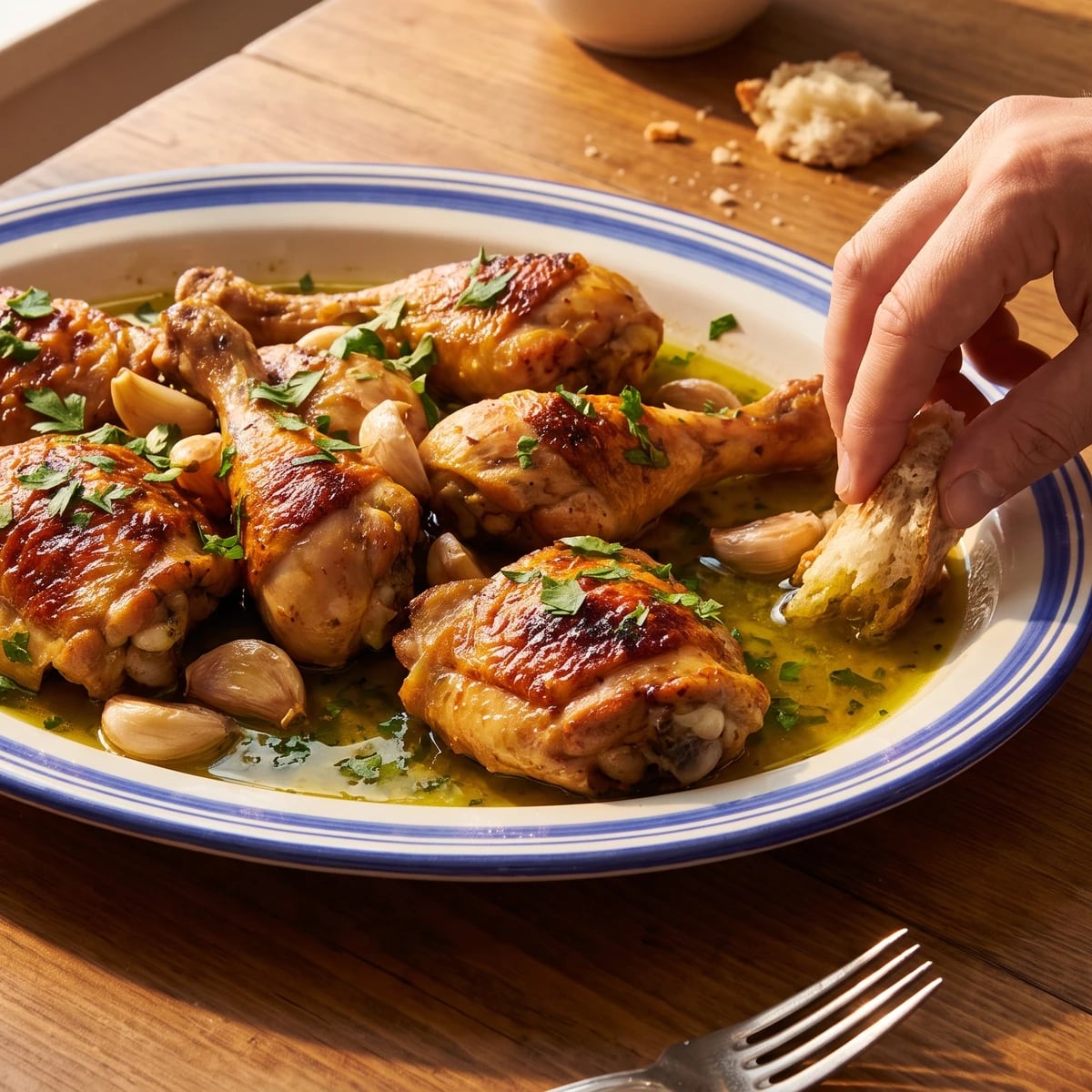 Pollo al Ajillo Andaluz