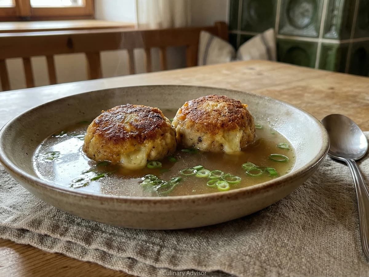 Kaspressknödelsuppe - Chef Elsa