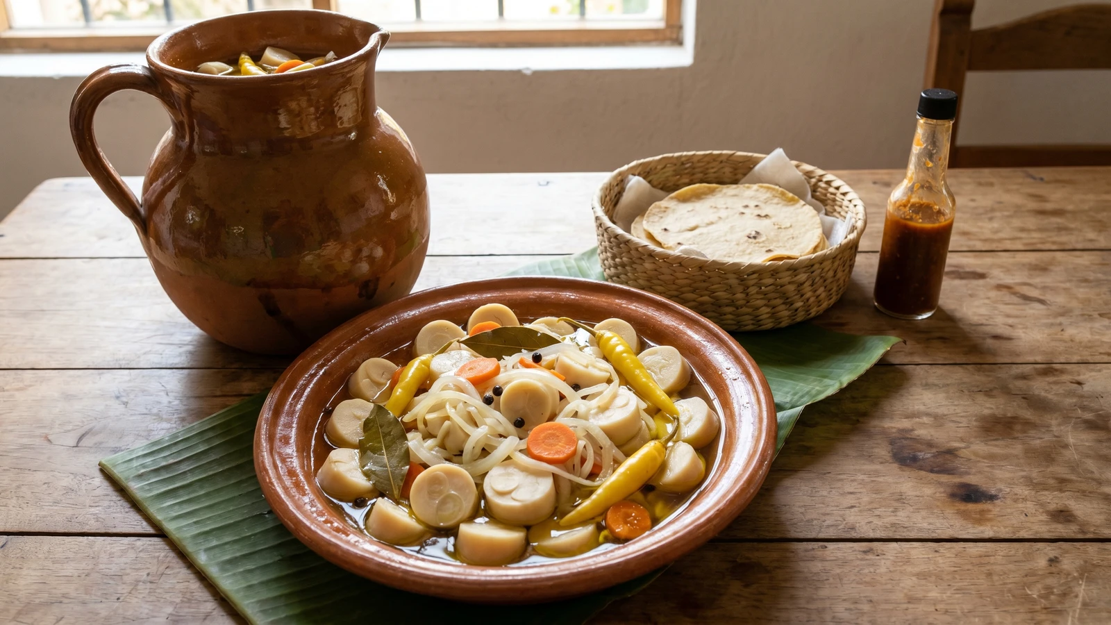 Huasteca Pickled Hearts of Palm (Palmito en Escabeche)