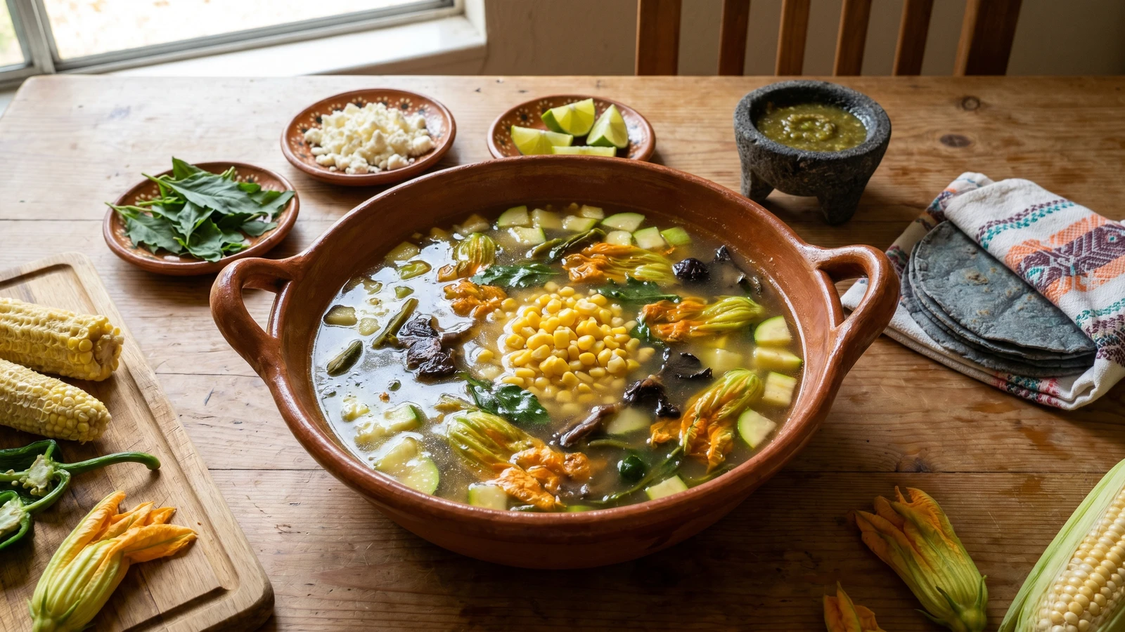 Sopa de Milpa Tlaxcalteca