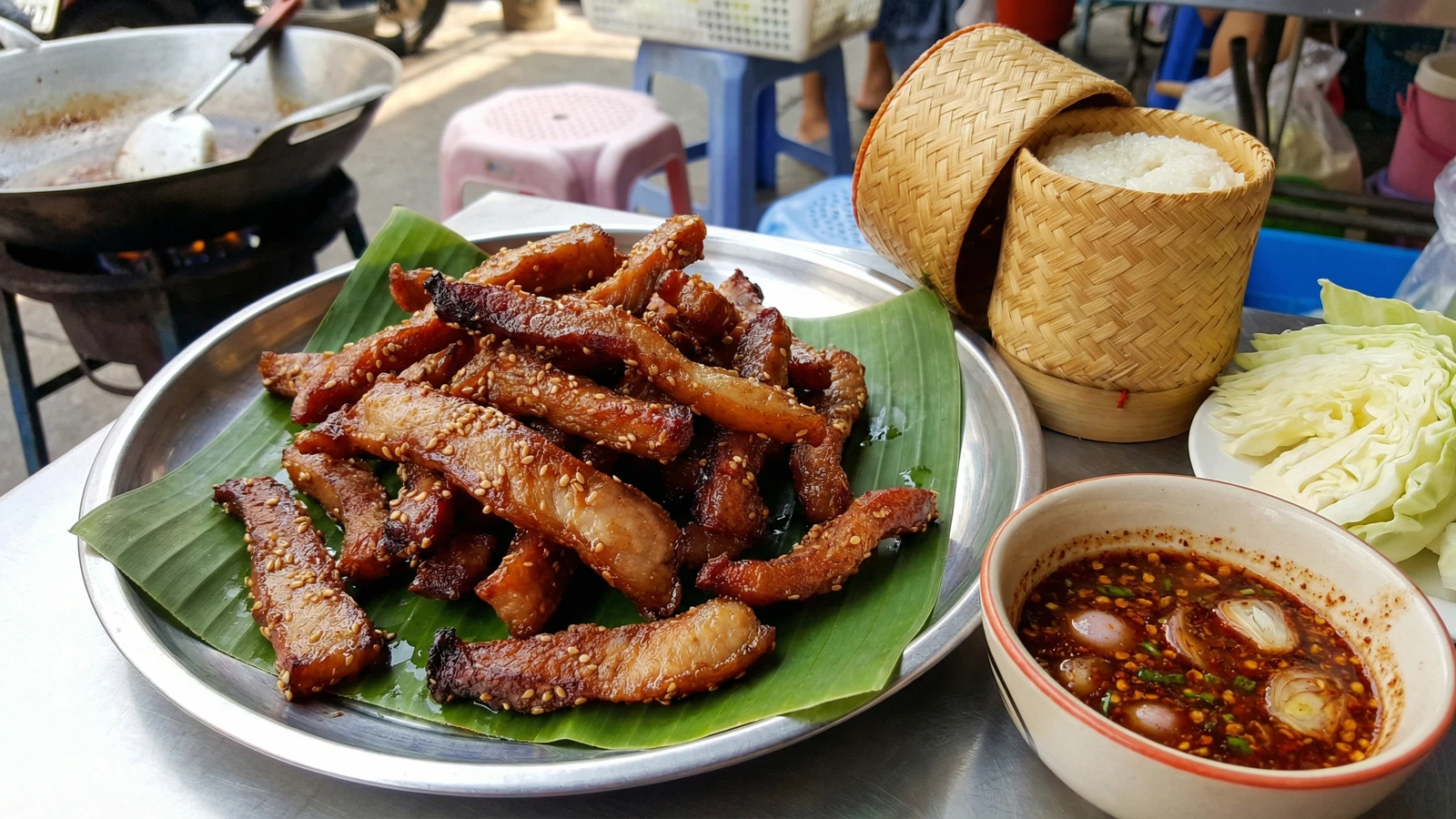 Sun-Dried Pork (Moo Daet Diew)