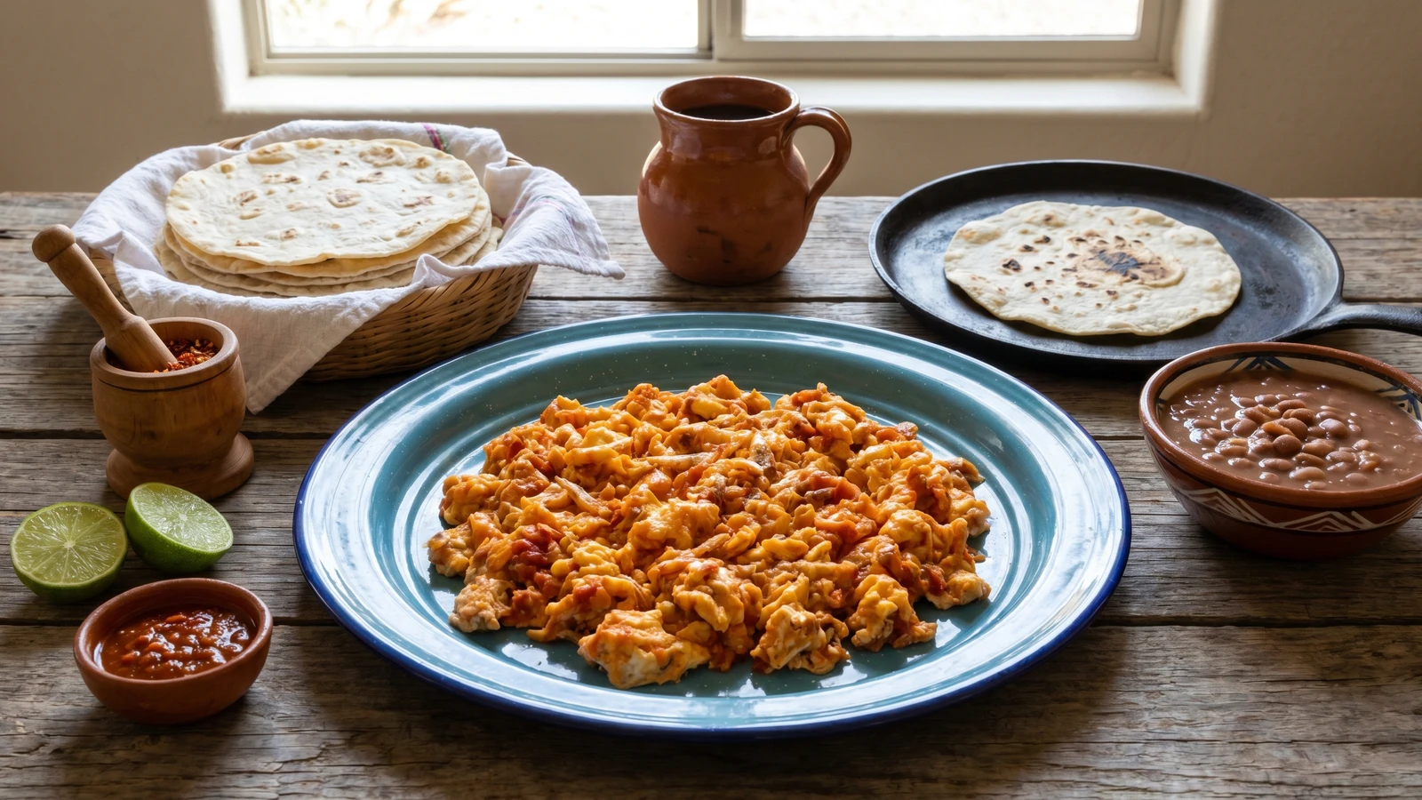Machaca de Camarón Seco con Huevo Sinaloense