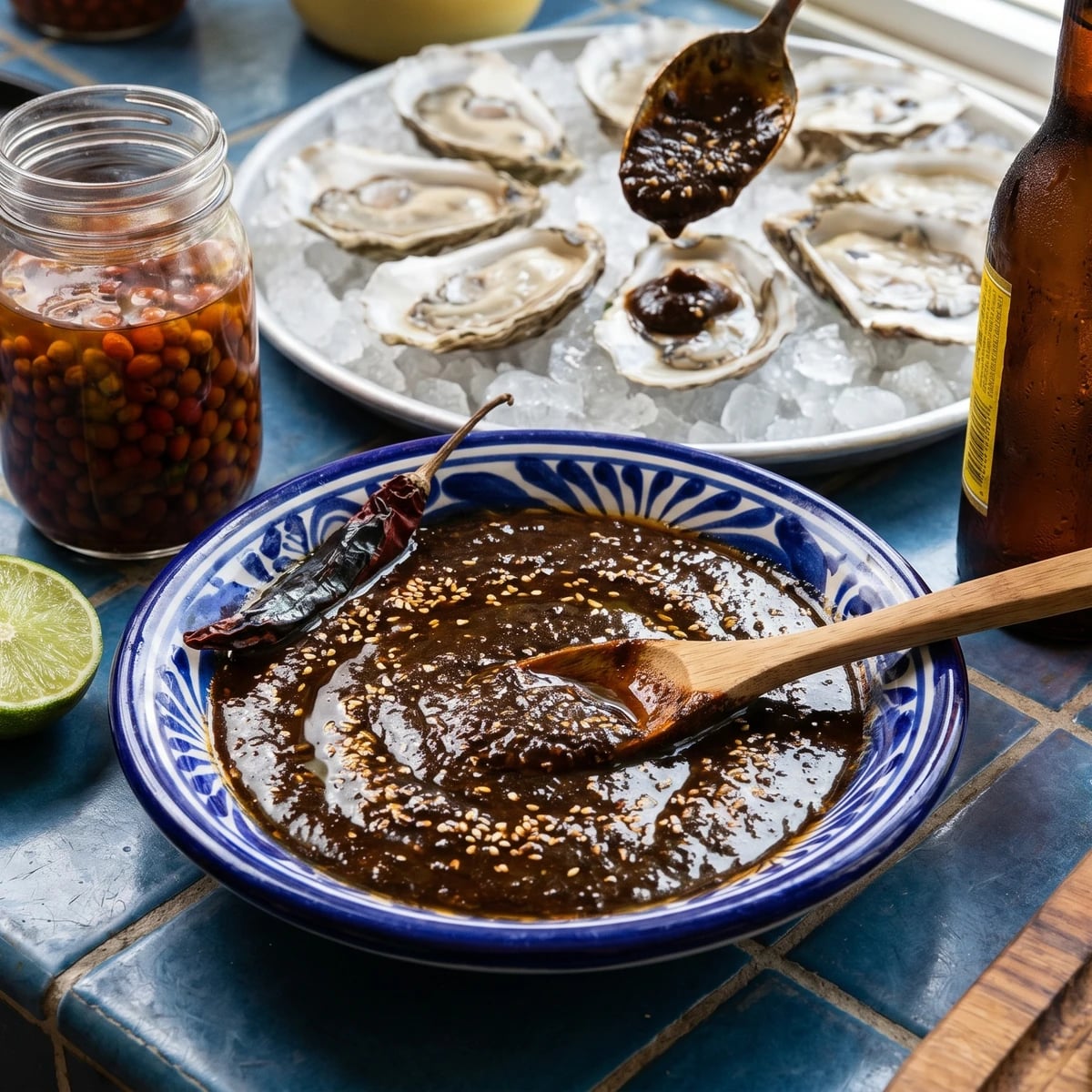 Salsa Negra Sinaloense para Mariscos