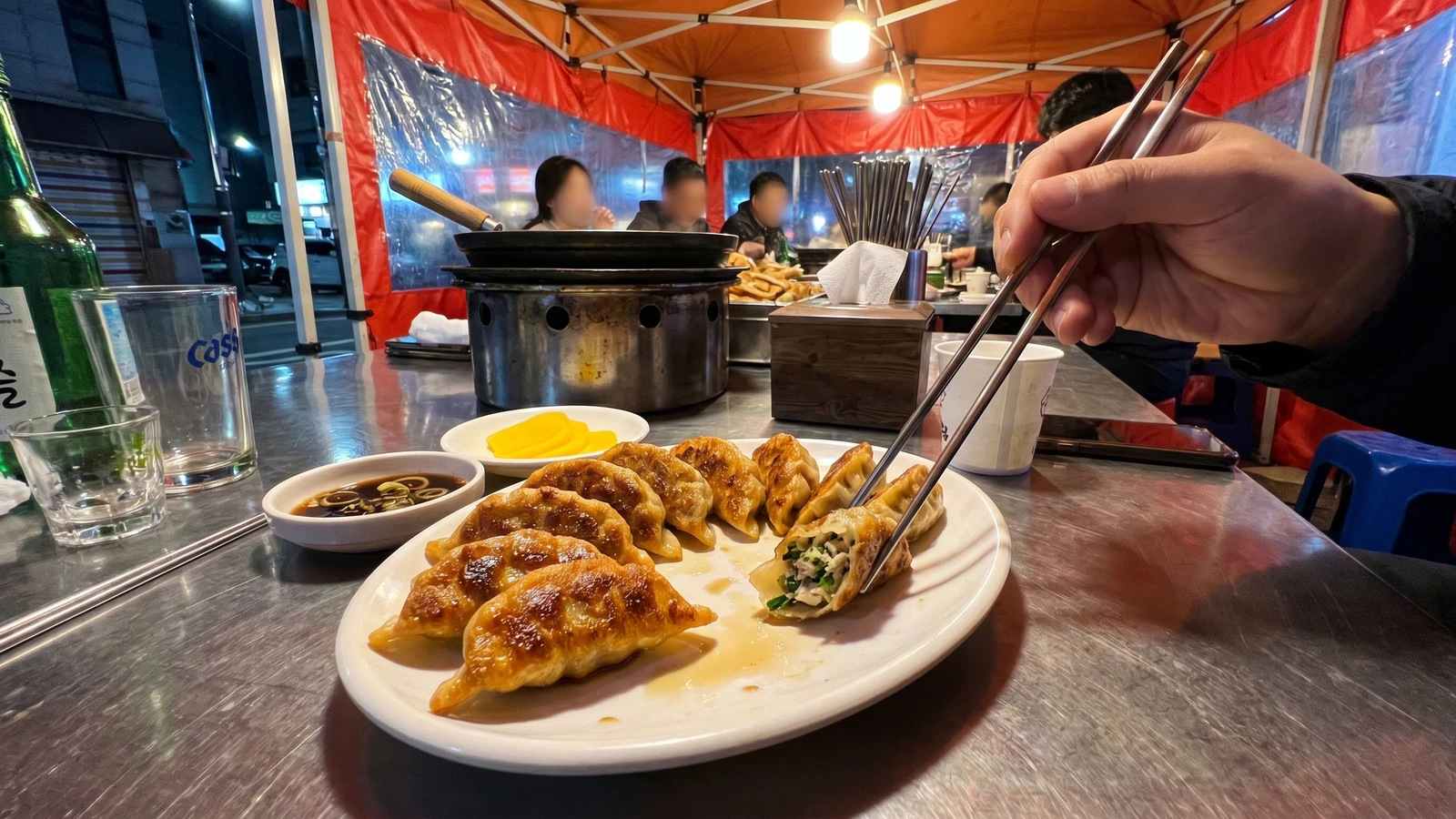 Gun-mandu (Pan-Fried Korean Dumplings)
