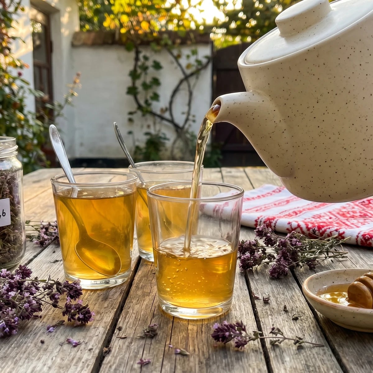 Chai z Chebretsiu (чай з чебрецю, thyme infusion)