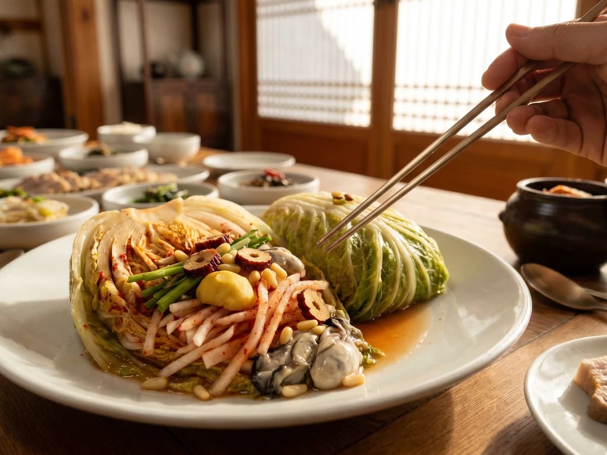 Bossam-kimchi (Gaeseong Wrapped Kimchi)