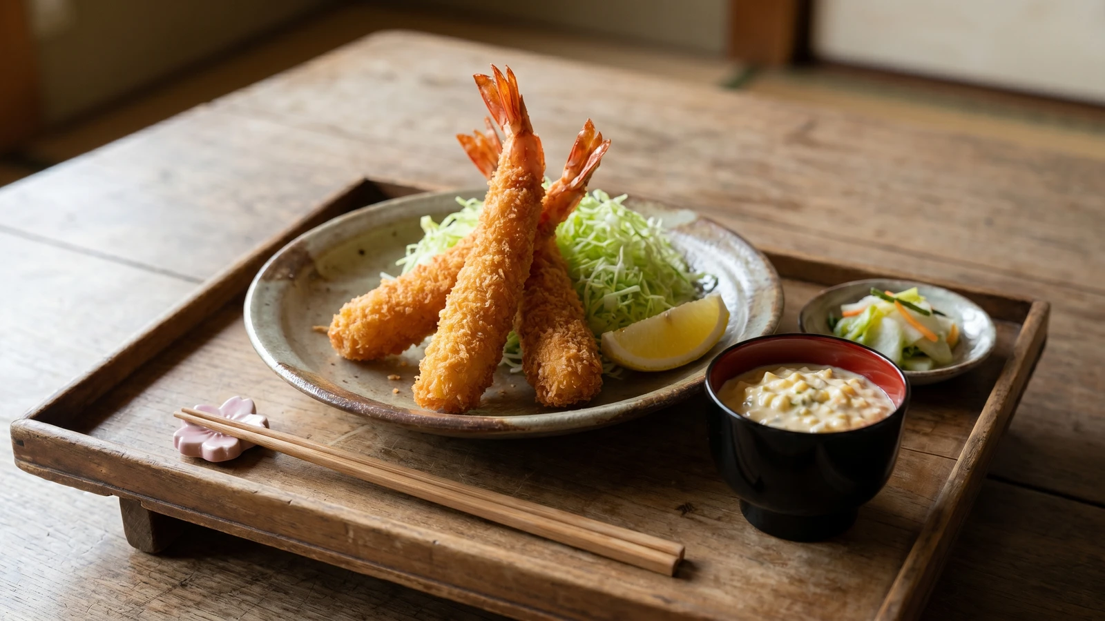 Ebi Fry (エビフライ, panko-fried prawns)