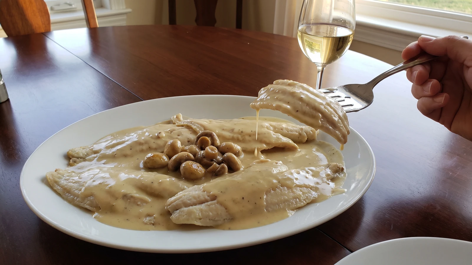 Filets de Soles aux Champignons