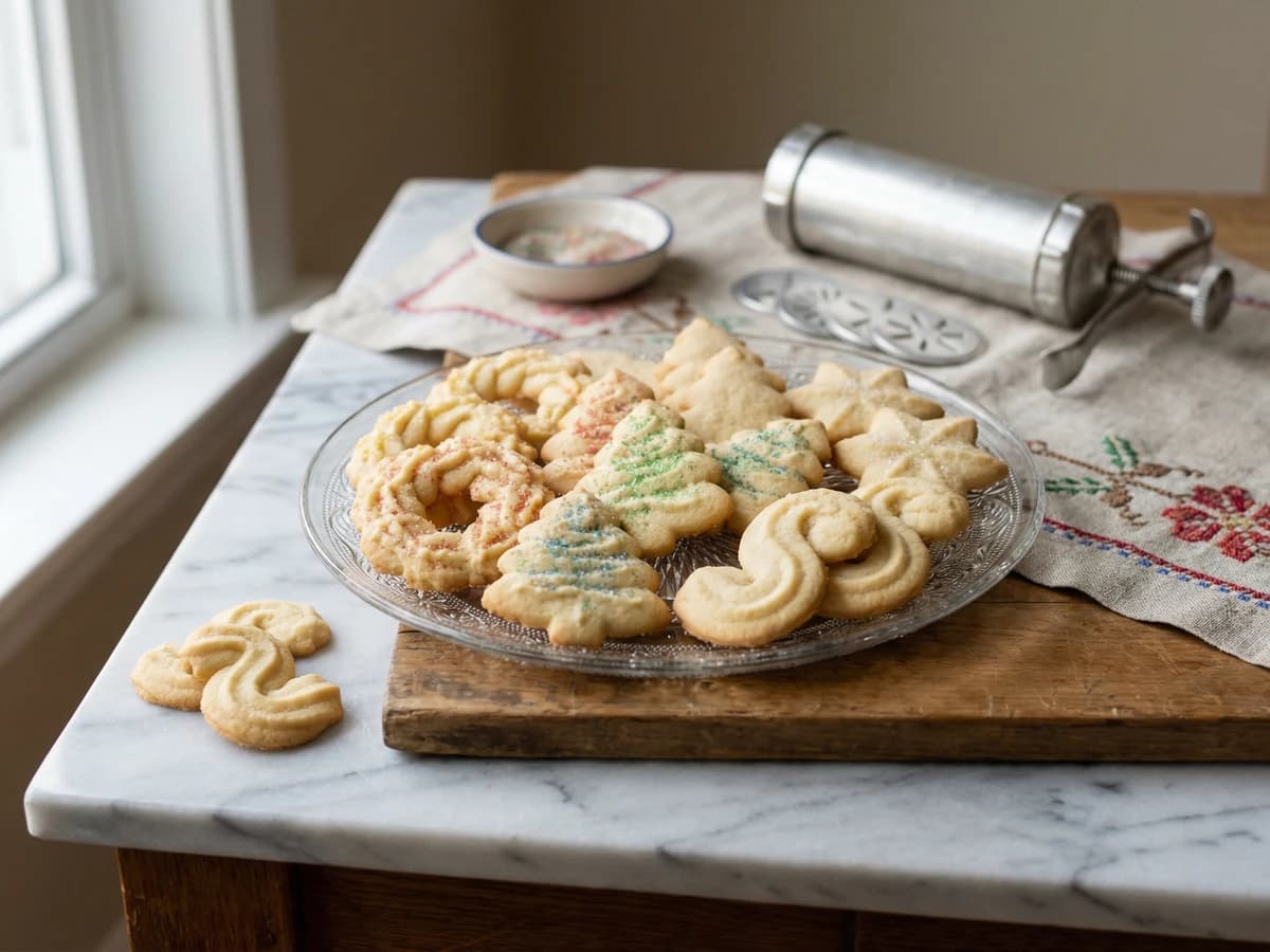 Minnesota Scandinavian Spritz Cookies - Chef Dean