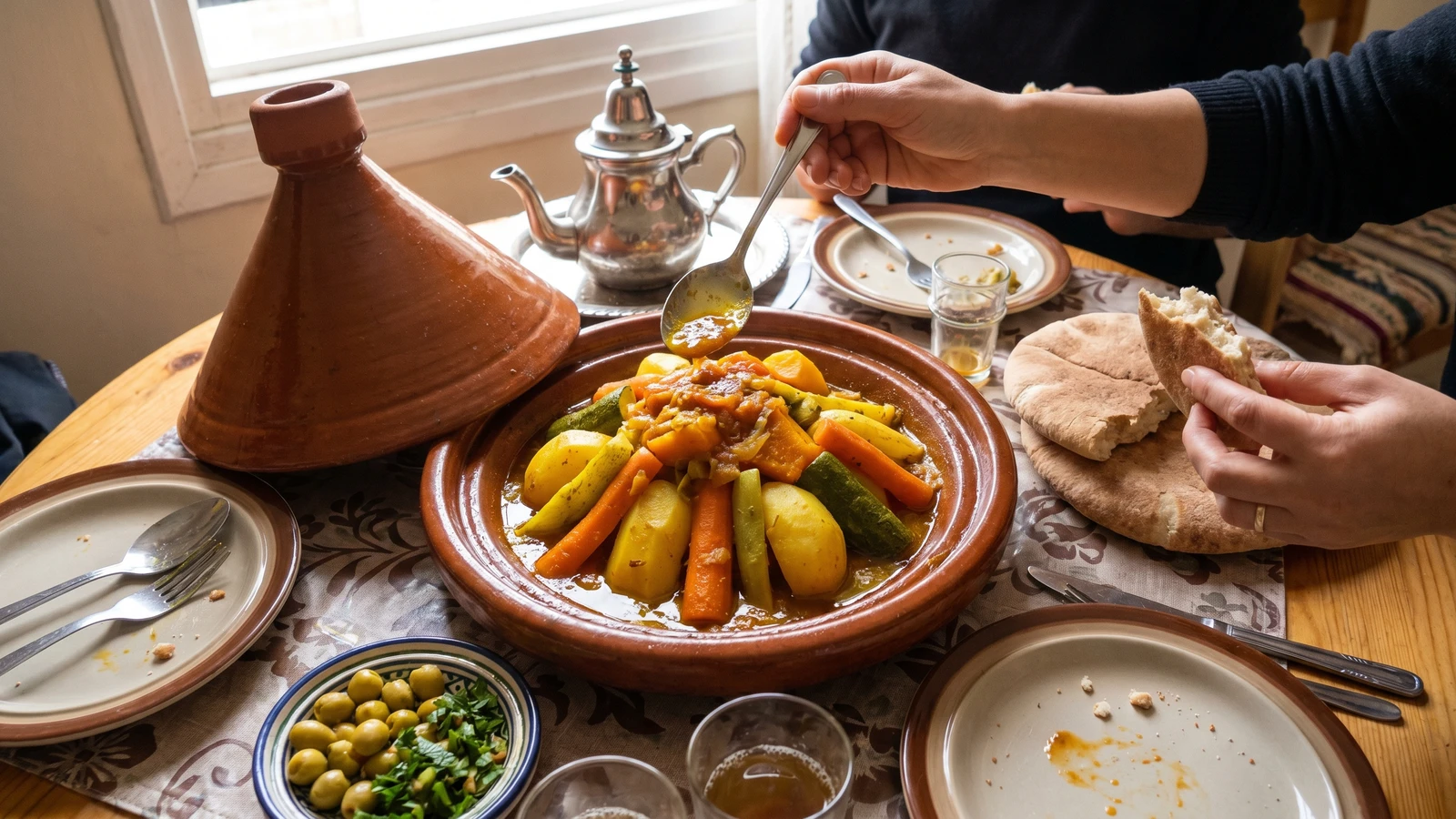Tagine Amazigh aux Légumes