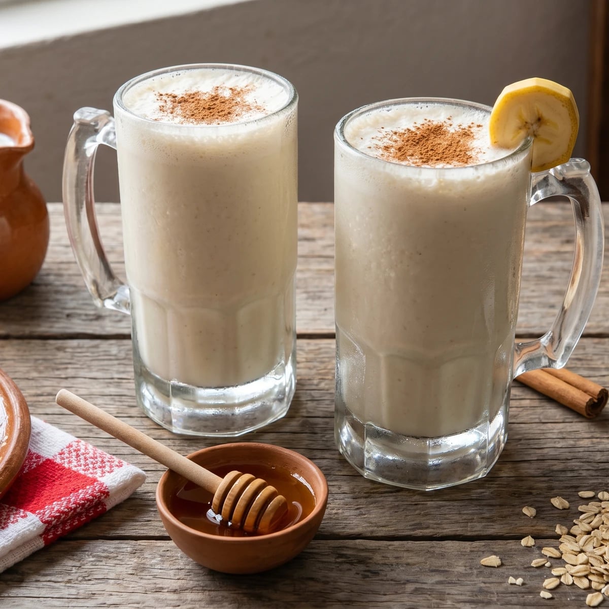 Licuado de Plátano con Avena Sonorense