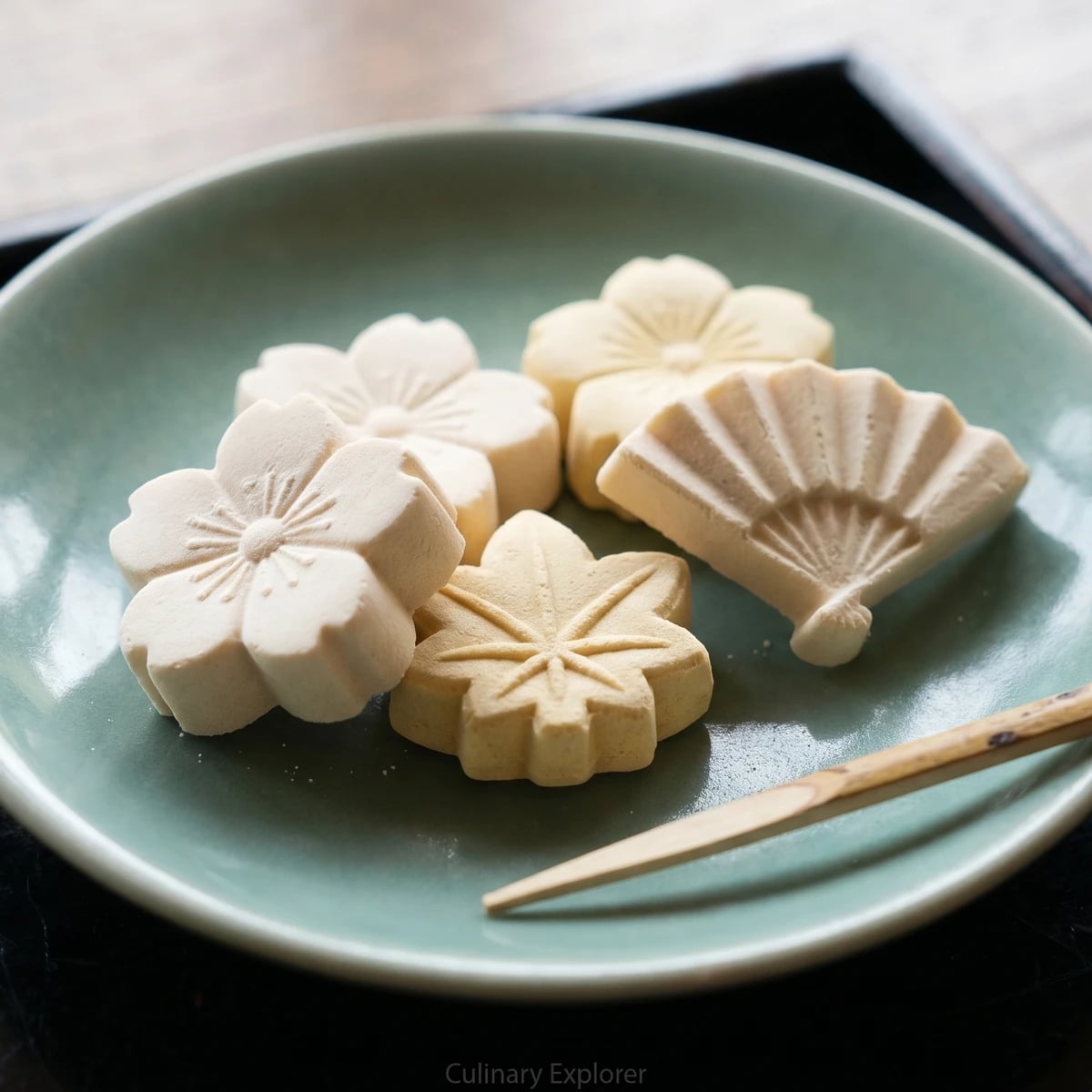 Wasanbon Higashi (和三盆干菓子, Tokushima dry sugar sweets)