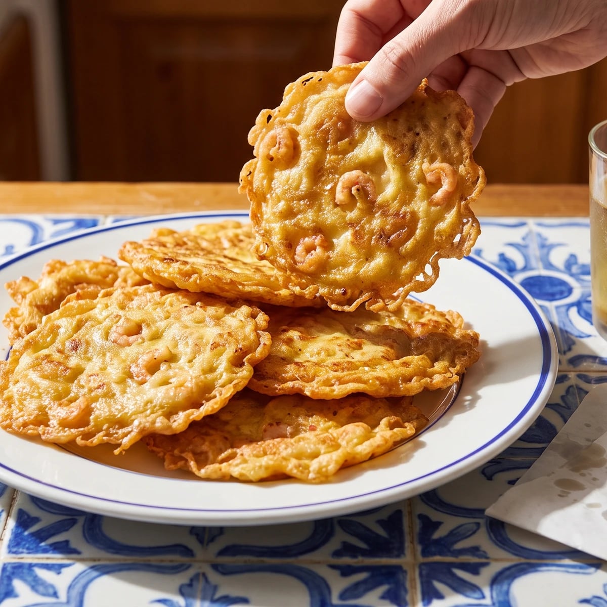 Tortillitas de Camarones