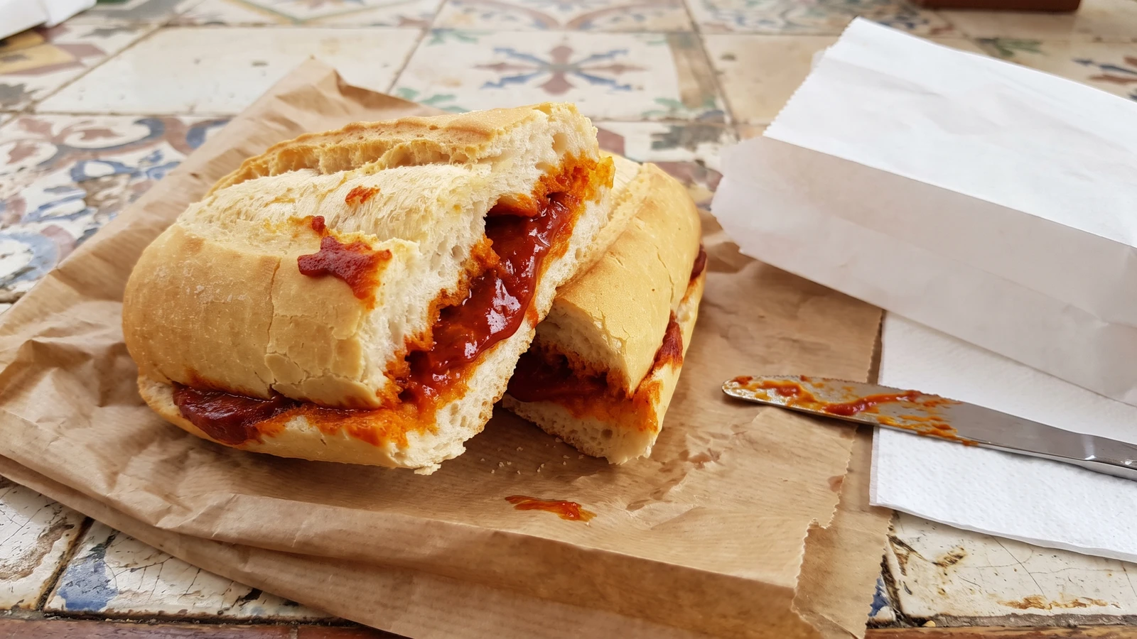 Bocadillo de Chorizo de Teror