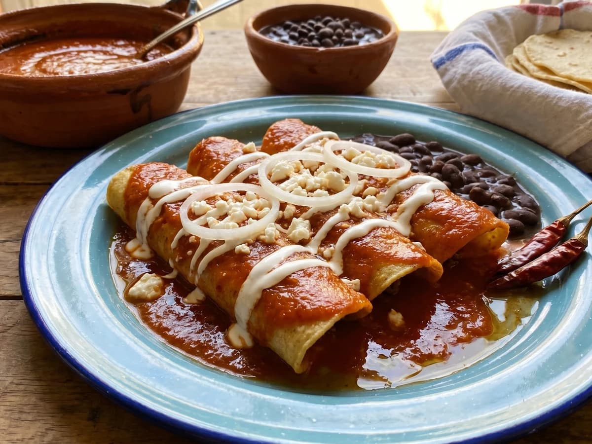 Enchiladas Veracruzanas - Chef Lupita