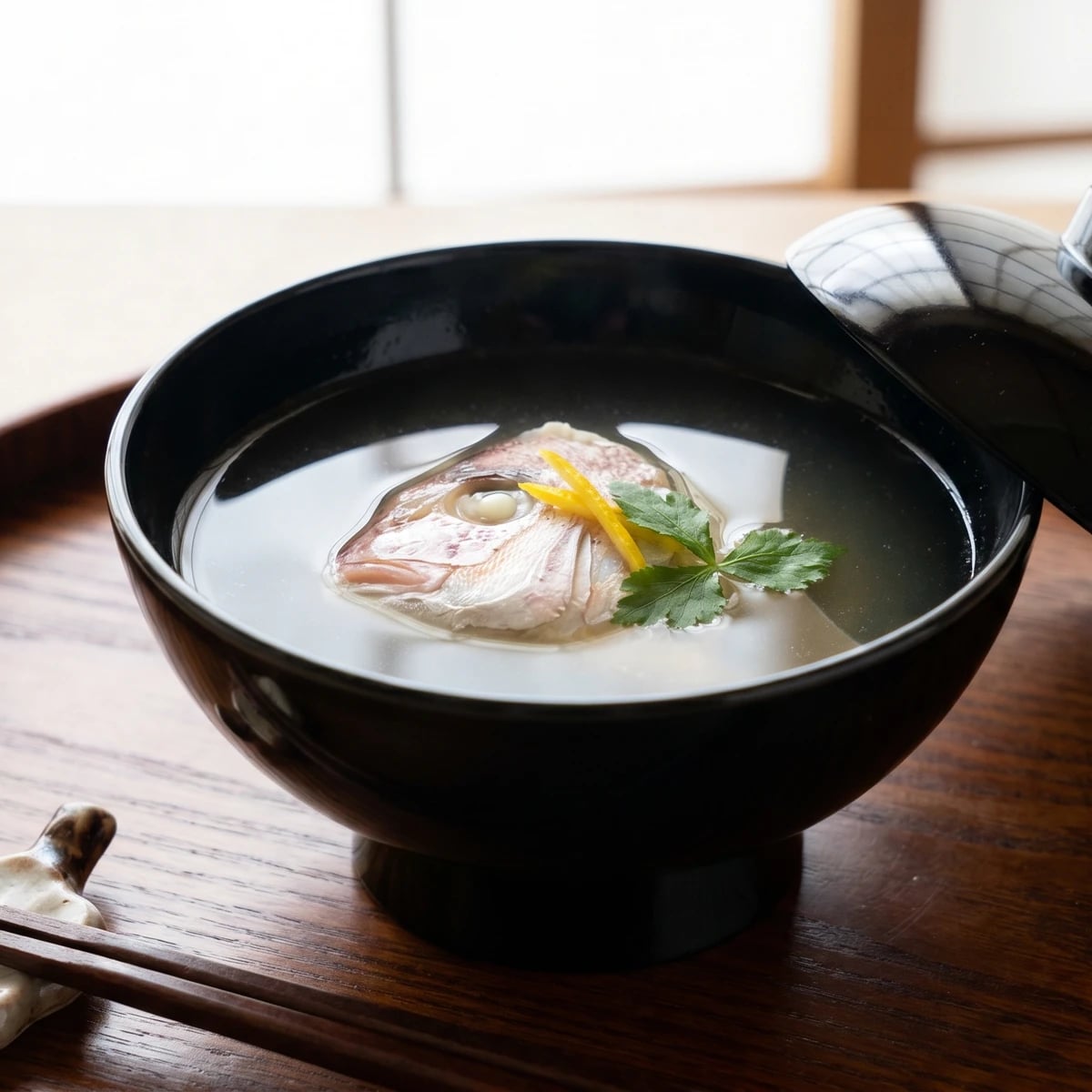 Sea-Bream Salt Broth (鯛の潮汁, Tai no Ushiojiru)