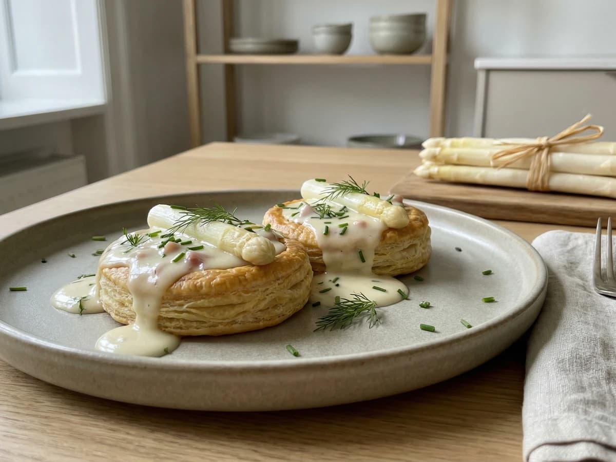 Tarteletter med Asparges og Skinke - Chef Freja