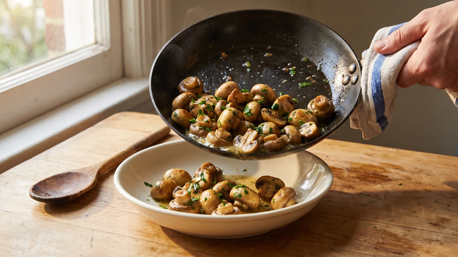 Champignons Sautés