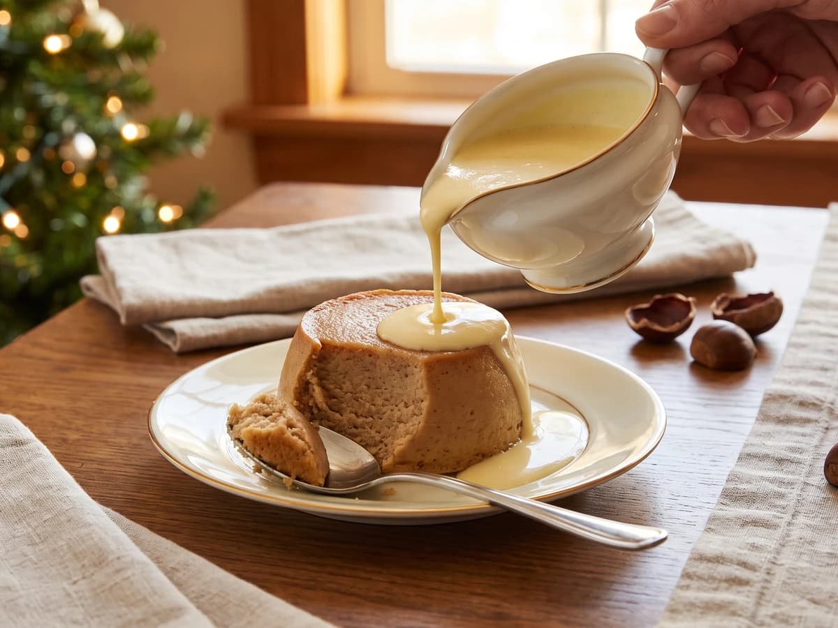 Chestnut Souffléd Pudding