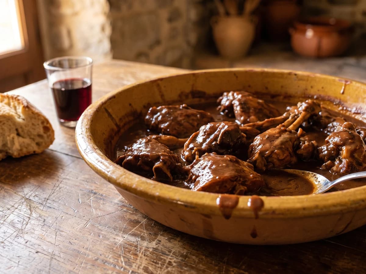 Liebre con Chocolate de Aragón