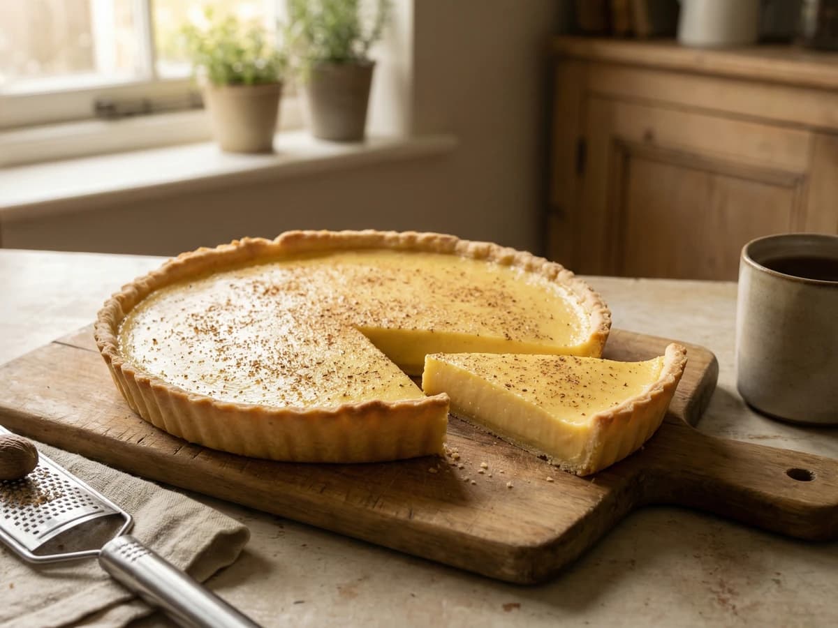 Egg Custard Tart - Chef Thomas