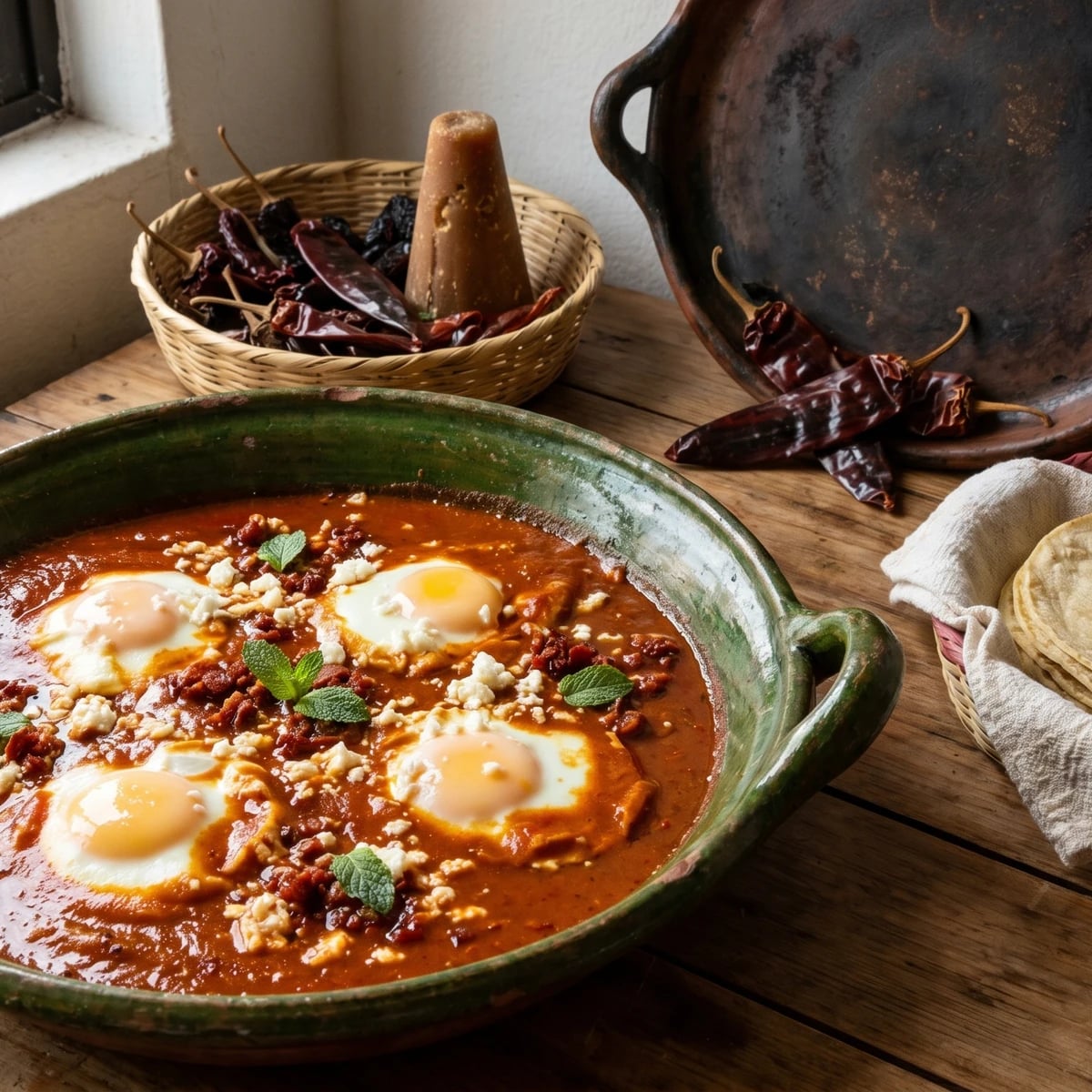 Huevos en Xandúcata Moreliana