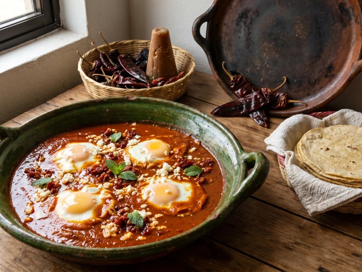 Huevos en Xandúcata Moreliana - Chef Lupita