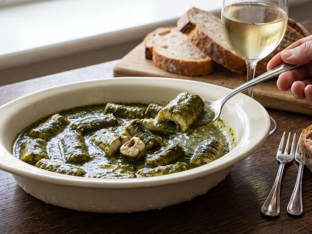 Eel au Vert - Chef Juliette