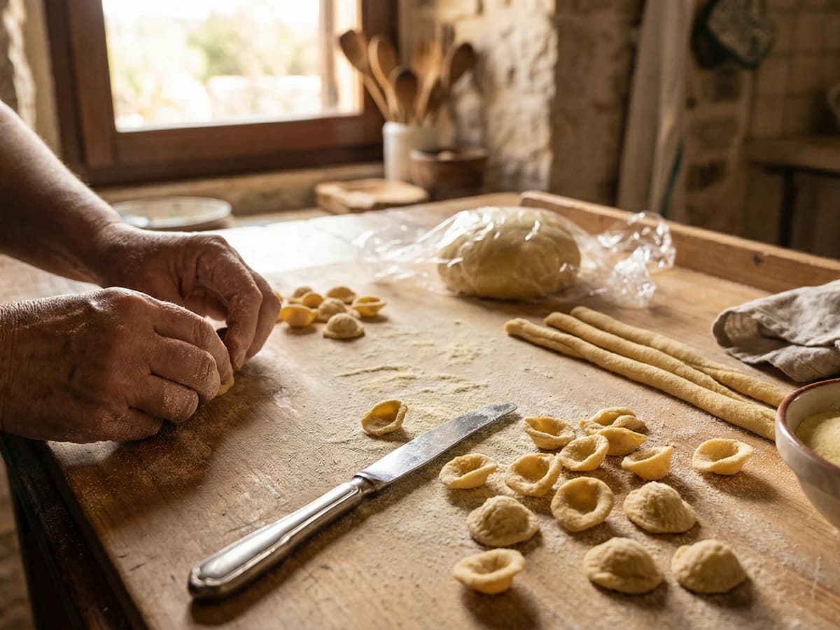 Pasta di Semola (Semolina Water Dough) - Chef Graziella