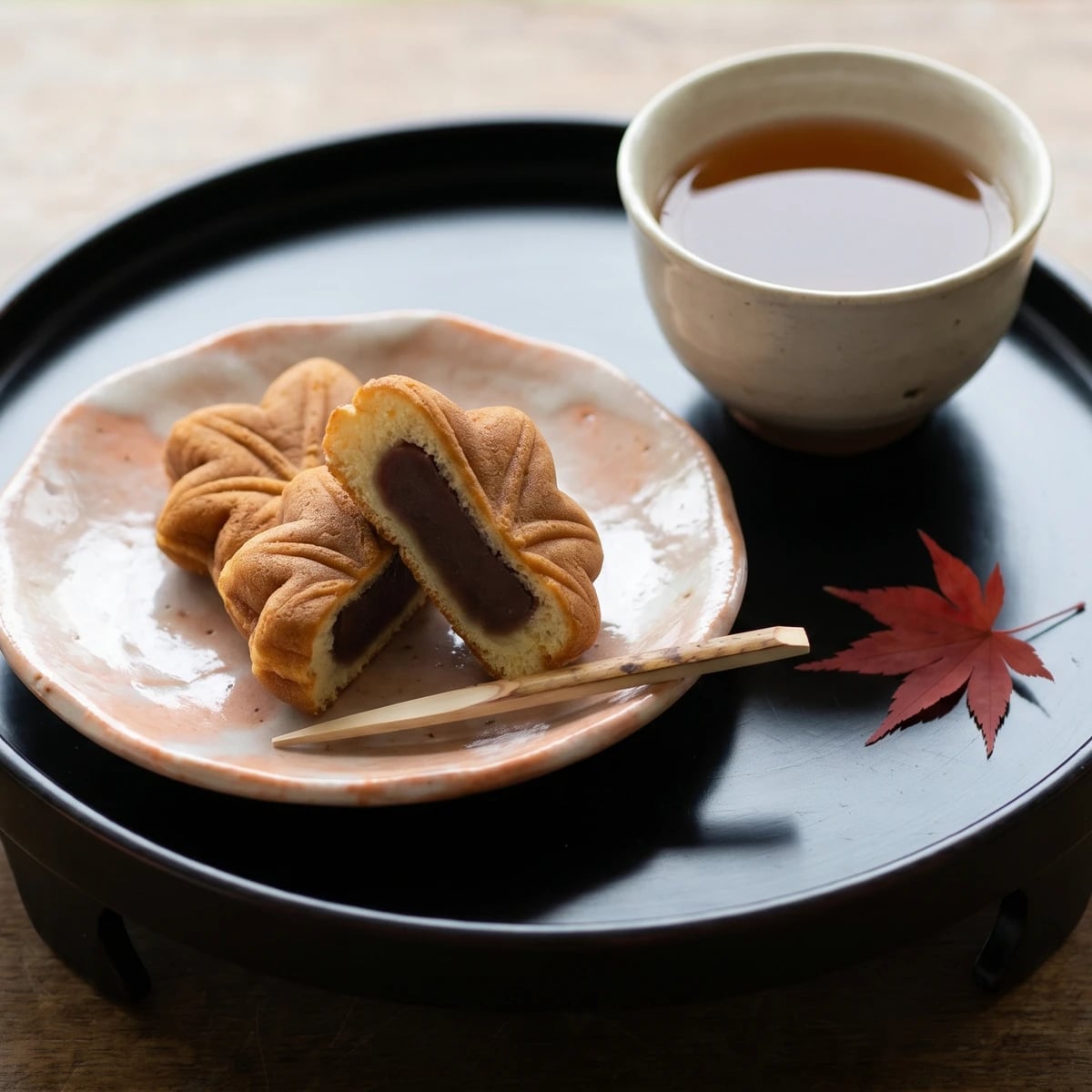 Maple-Leaf Manjū (もみじ饅頭, Momiji Manjū)