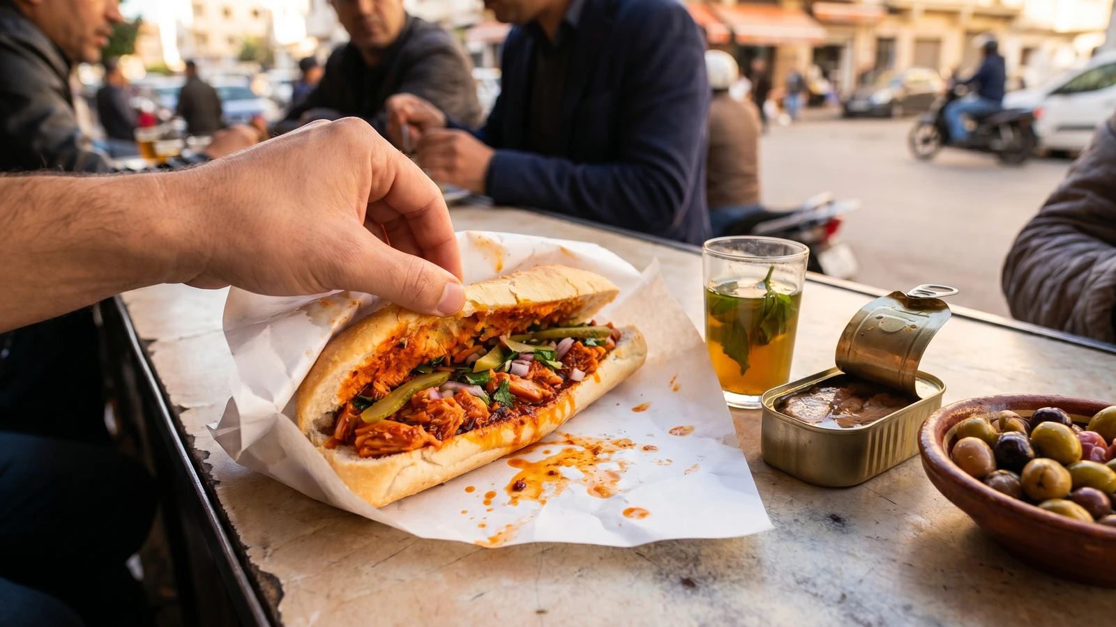 Thon o'lahrour (Tuna and Chili Baguette)