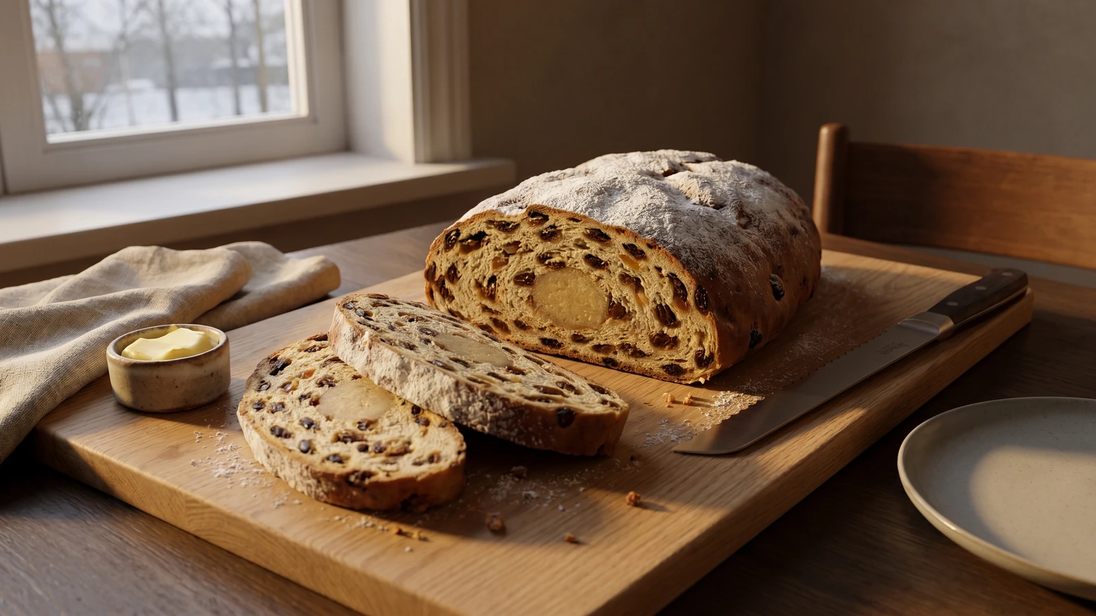 Kerststol (Dutch Christmas Bread)