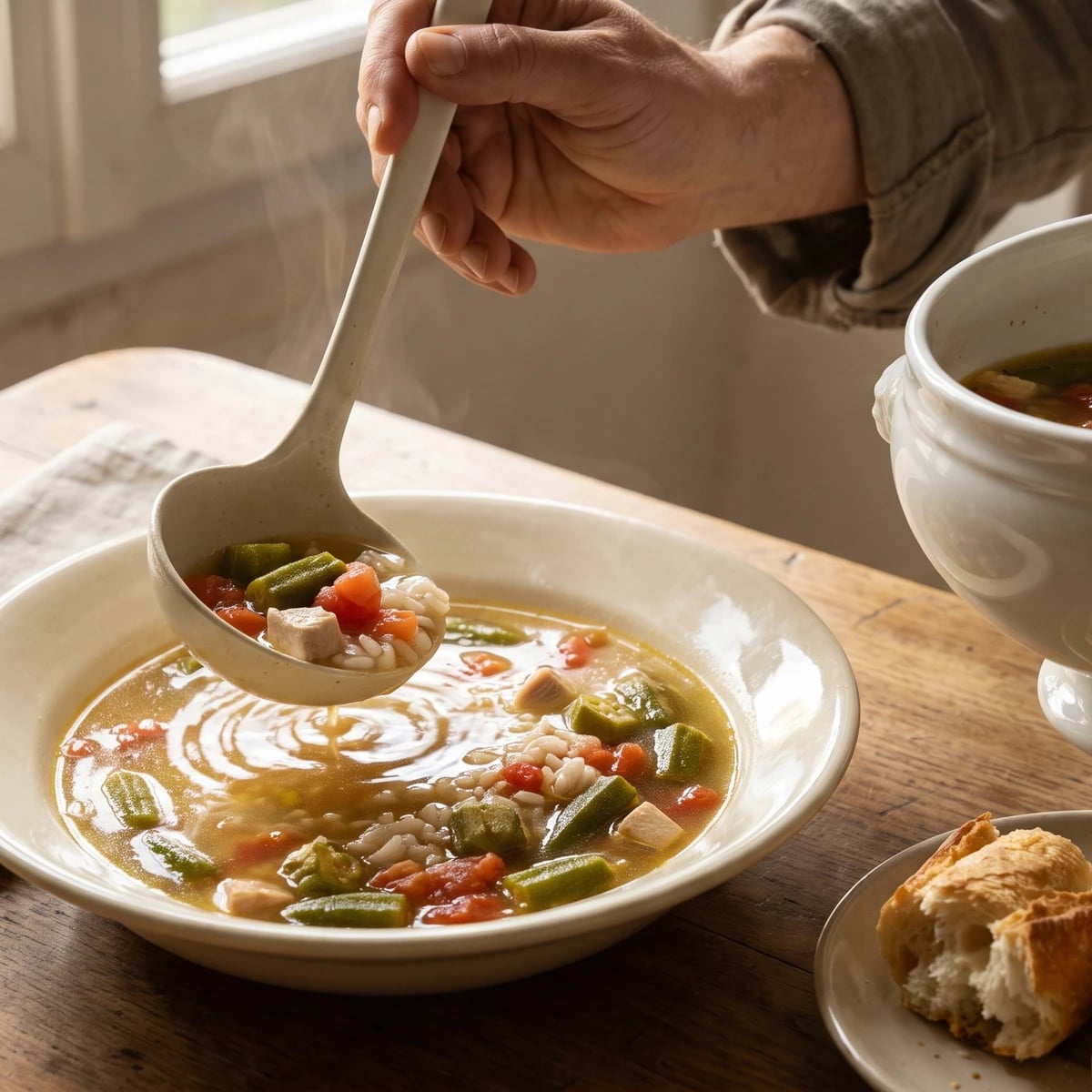 Soupe aux Gombos ou Okra