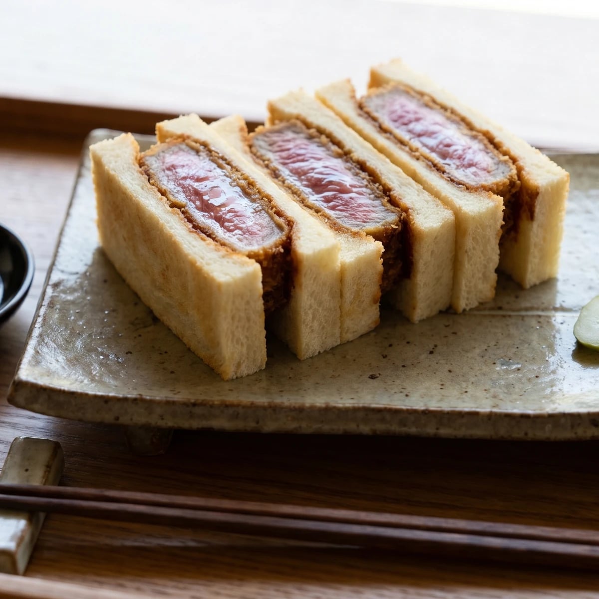Gyū-katsu Sando (牛カツサンド, beef cutlet sandwich)