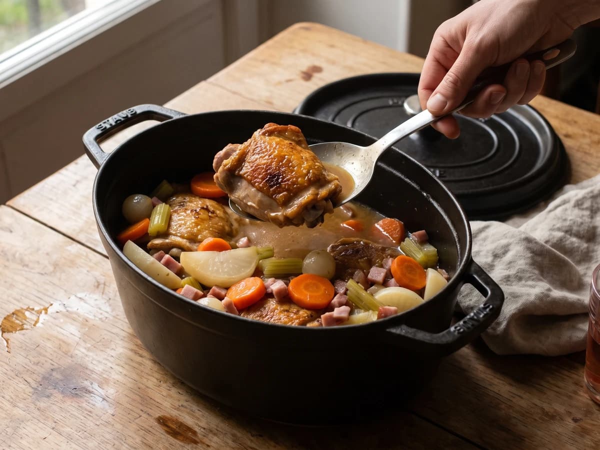 Poulet Sauté à la Fermière - Chef Juliette