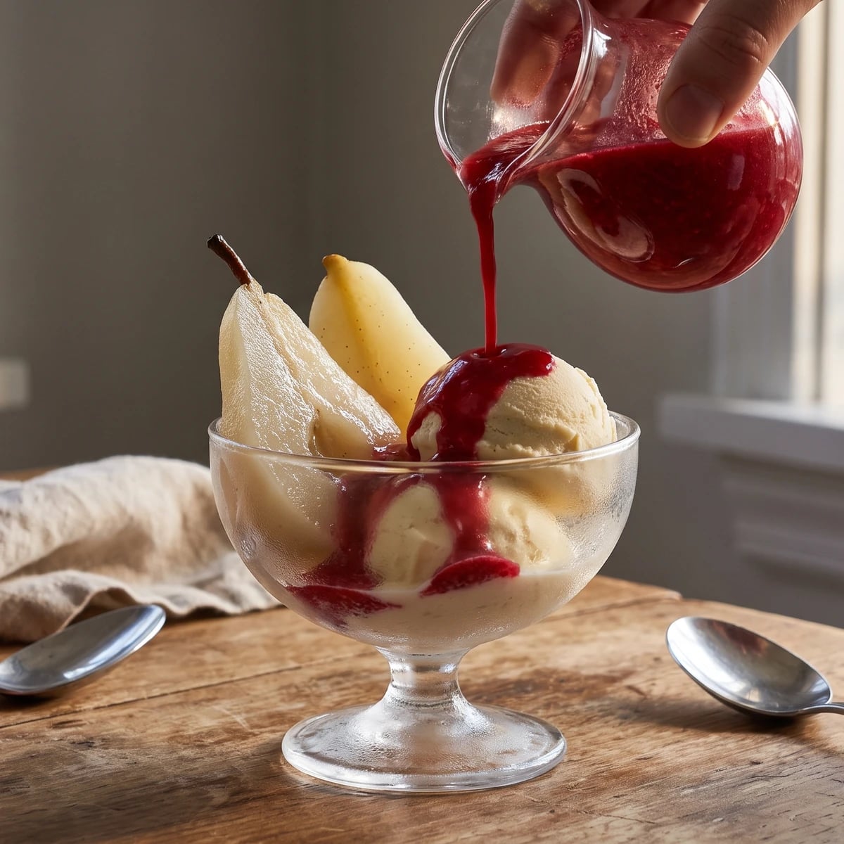Poires Melba