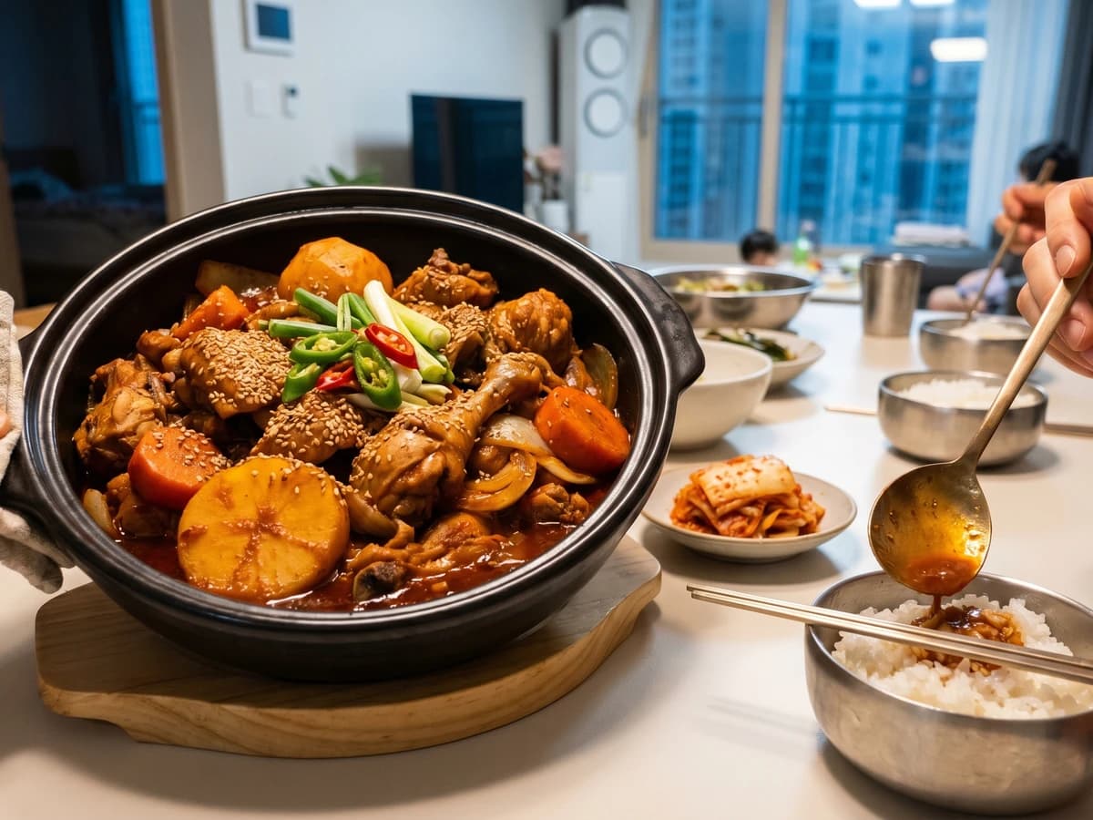 Dak-bokkeumtang (Spicy Braised Chicken) - Chef Jeong-sun