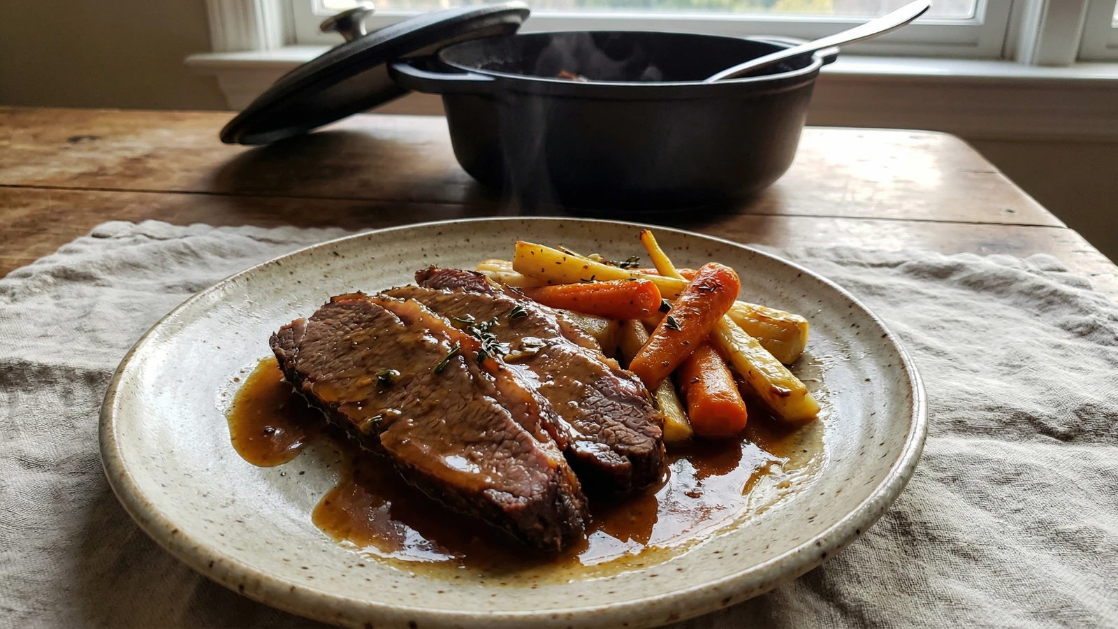 Pot Roast Brisket with Root Vegetables