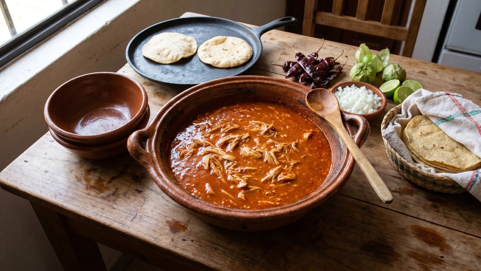 Colima Chicken-Masa Stew (Cuachala)