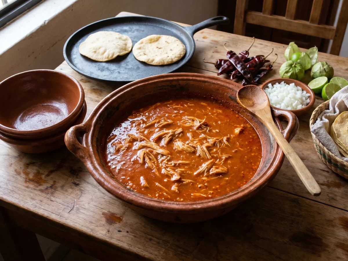 Colima Chicken-Masa Stew (Cuachala) - Chef Lupita