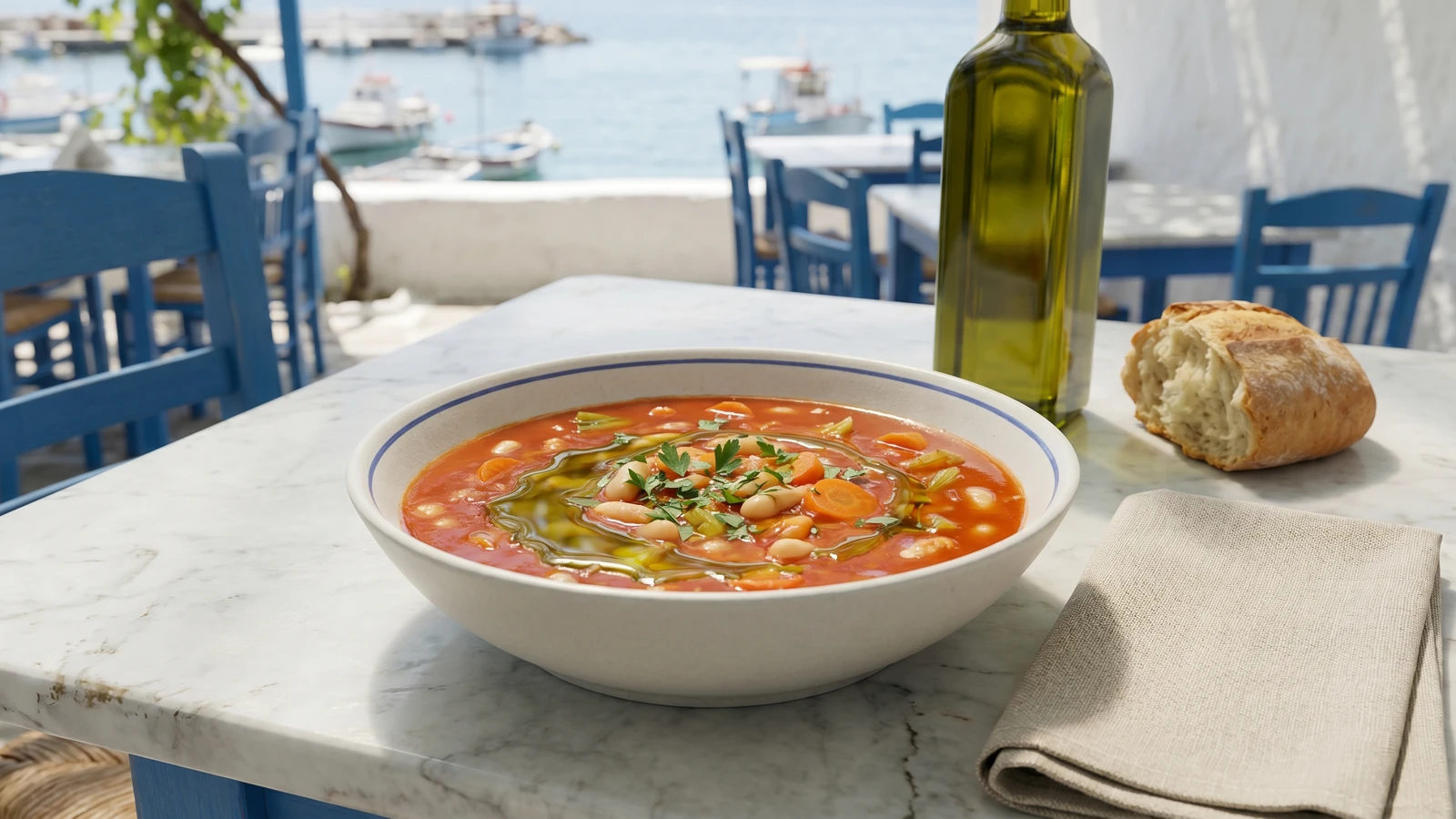 Mainland Greek Fasolada (Φασολάδα)