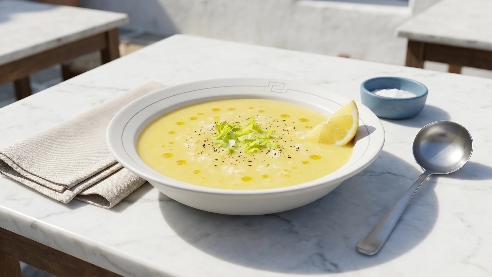 Macedonian Kotosoupa Avgolemono (Κοτόσουπα Αυγολέμονο)