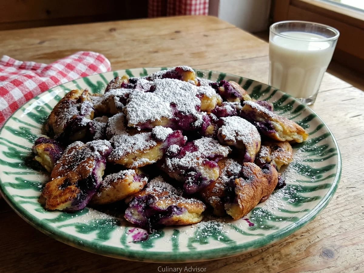 Moosbeermiasl (Tyrolean Bilberry Schmarrn) - Chef Elsa
