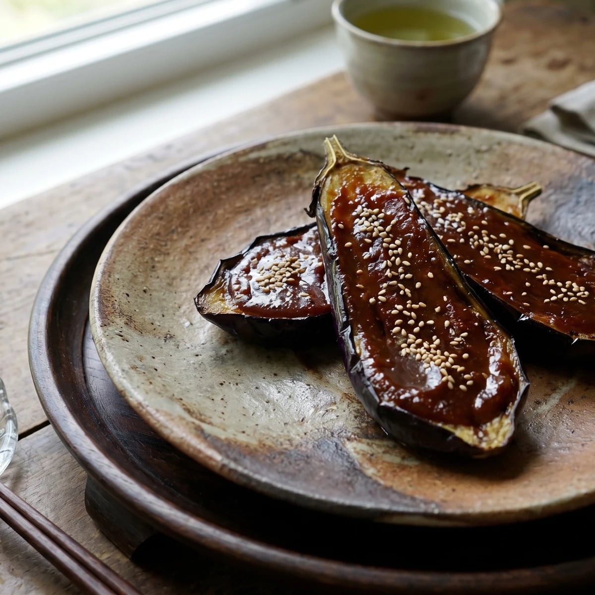 Miso-Glazed Eggplant (なす田楽, Nasu Dengaku)
