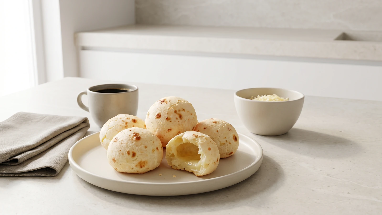 Pão de Queijo de Polvilho Azedo Escaldado
