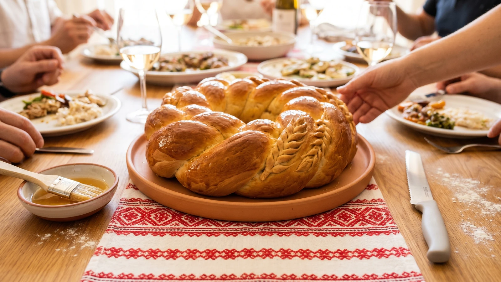 Dyven (дивень, ring wedding bread)